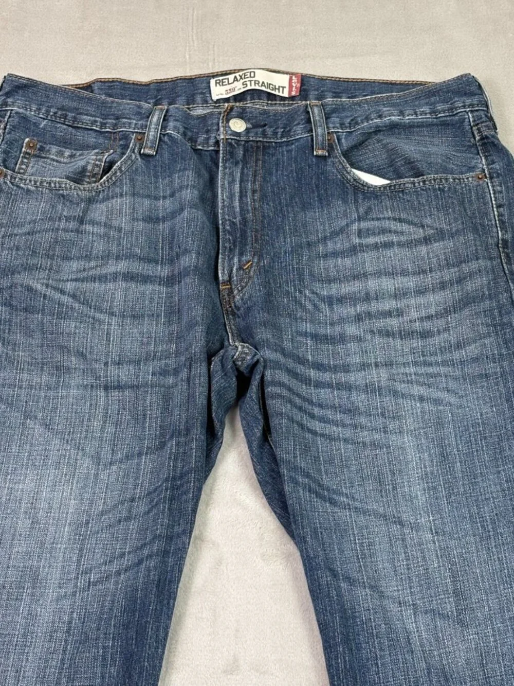 Levi’s 559 Relaxed Straight Mens Blue Denim Jeans Size 36x30 Pants Medium Wash